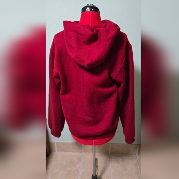 Russell Athletic Men's Dri Power Hooded Zip-Up Sweatshirt (S) (Cardinal Red) - Picture 2 of 3